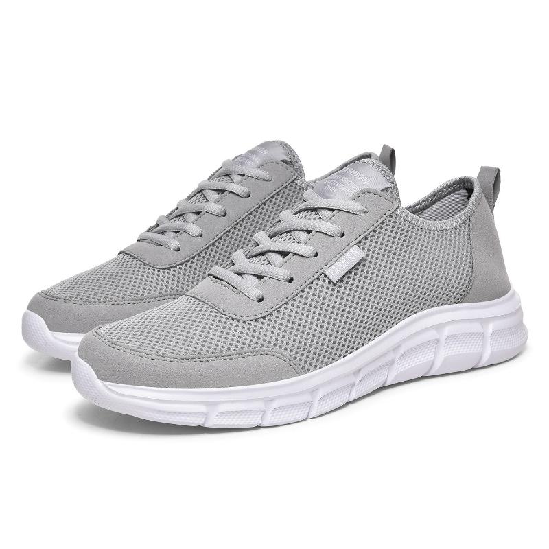 Men's Shoes Mesh Sneakers New Fashion Lace Up Man Casual Shoes Plus Size 39-48 Walking Flats Lightweight Men Running Shoes Tenis