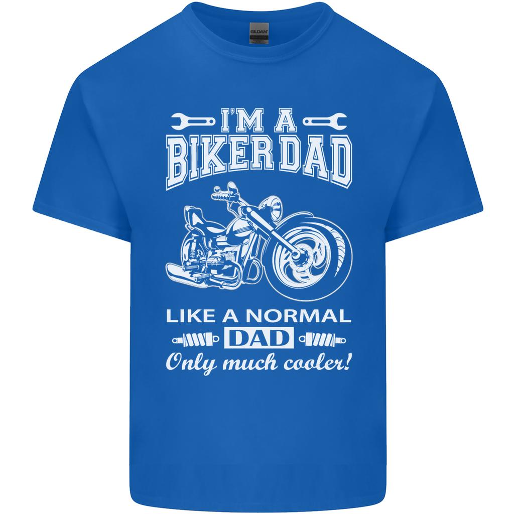 Biker A Normal Dad Fathers Day Motorcycle Unisexs Light Cotton TShirt
