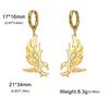 Eagle Birds Earrings for Women Girl Stainless Steel Drop Earring Animal Bird Charms Hoop Earrings Punk Cool Jewelry Gifts