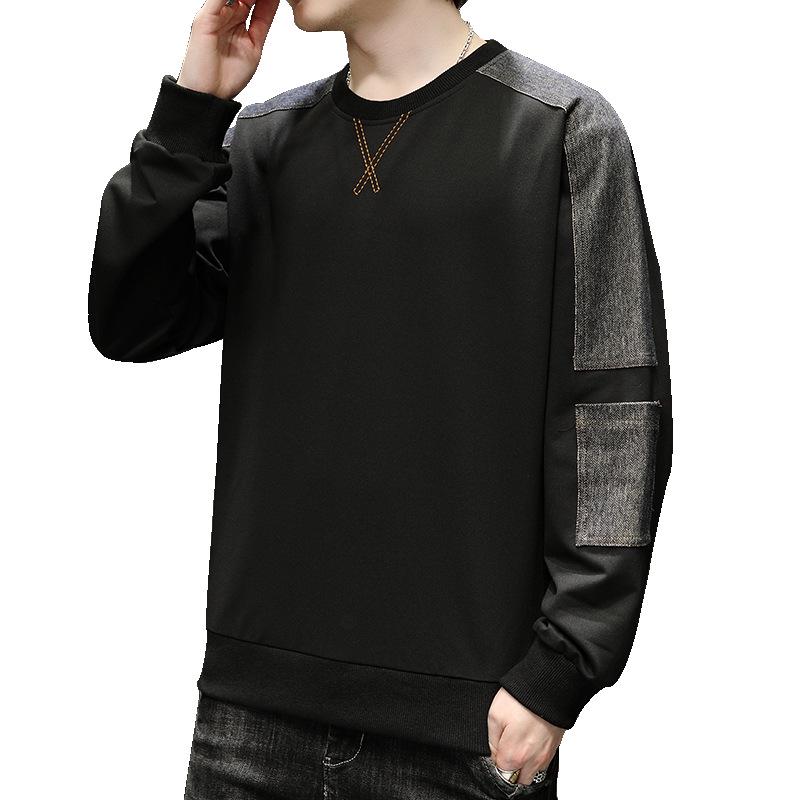 Men's 2025 Spring/Autumn Round Neck Loose Trendy Korean Style Hoodie