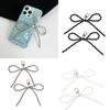 Bowknot Phone Charm Strap Keychain Phone Lanyard String Women Bag Pendant Gift