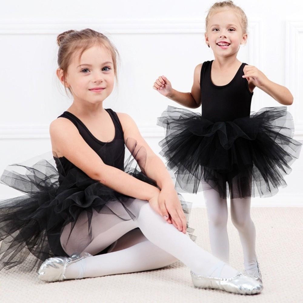 Short Sleeve Baby Girl Ballet Skirt Princes Dress Ballet Performance Costume Photo Shoot