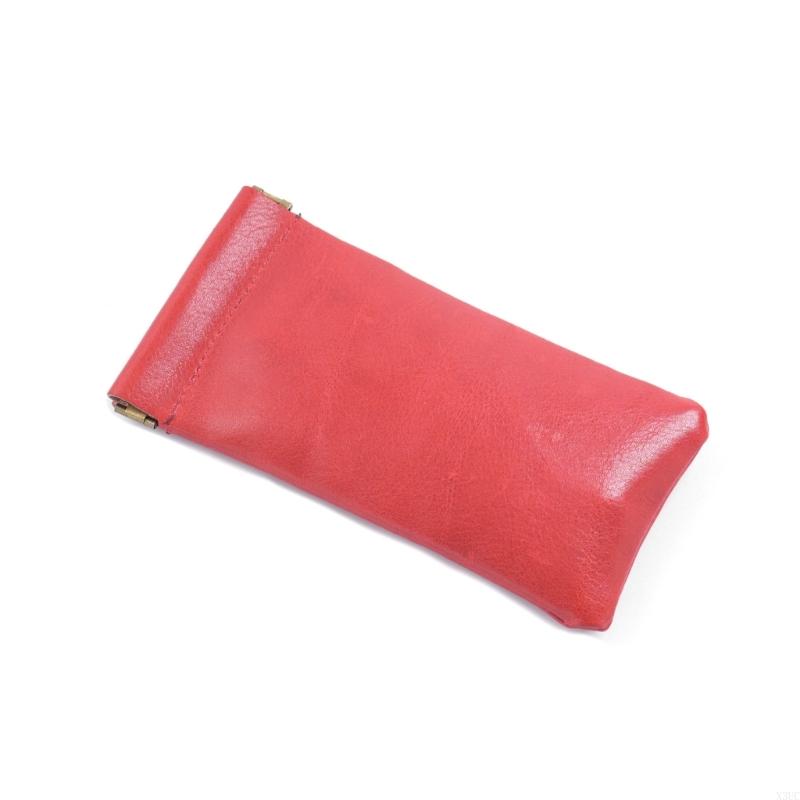 

Practical Sturdy Leather Sunglasses Cases Waterproof and Portable Designs X3UC червоний