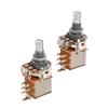 2PCS Guitar Potentiometer A1M B1M Combination 18mm Knurled Shaft Electric Bass Pots for Volume and T