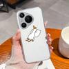 For Huawei Pura 70 Pro Plus Ultra Case Lucky Flower Transparent Phone Funda For Huawei Pura 70Pro+ Soft Slim TPU Silicone Cover