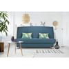 COMFORT BULTEX Click Bench Seat - Blue Fabric + Jungle Decorative Cushions - L193 X D95 X H101 - MONA