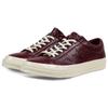 Converse One Star 74 Non-slip and Abrasion Resistant Low-Top Board Shoes Unisex Dark Red