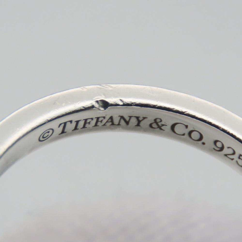 Used TIFFANY&Co. Ring Notes Narrow New York EU#57 Silver925 2.9g Silver Accessories