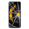 Phone Case Cover for Samsung Galaxy S26 S25 S24 S23 S22 S20 S21 FE Ultra Plus S25 Edge 5G Soft TPU Sports Car Wheel Tire Speed