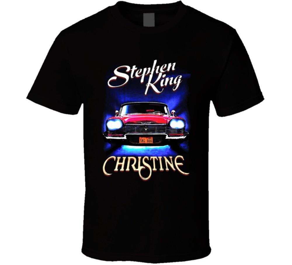 

Christine Stephen King Master Horror Legend Book Movie Fan T Shirt 4XL