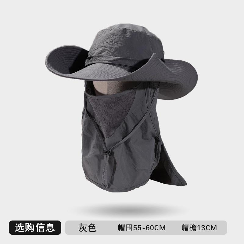 Sun Hats for Men Women Fishing Hat UPF Protection Wide Brim Bucket Hat Breathable Quick-Dry Water Rapellent Outdoor Hiking Beach Travel Summer Hats