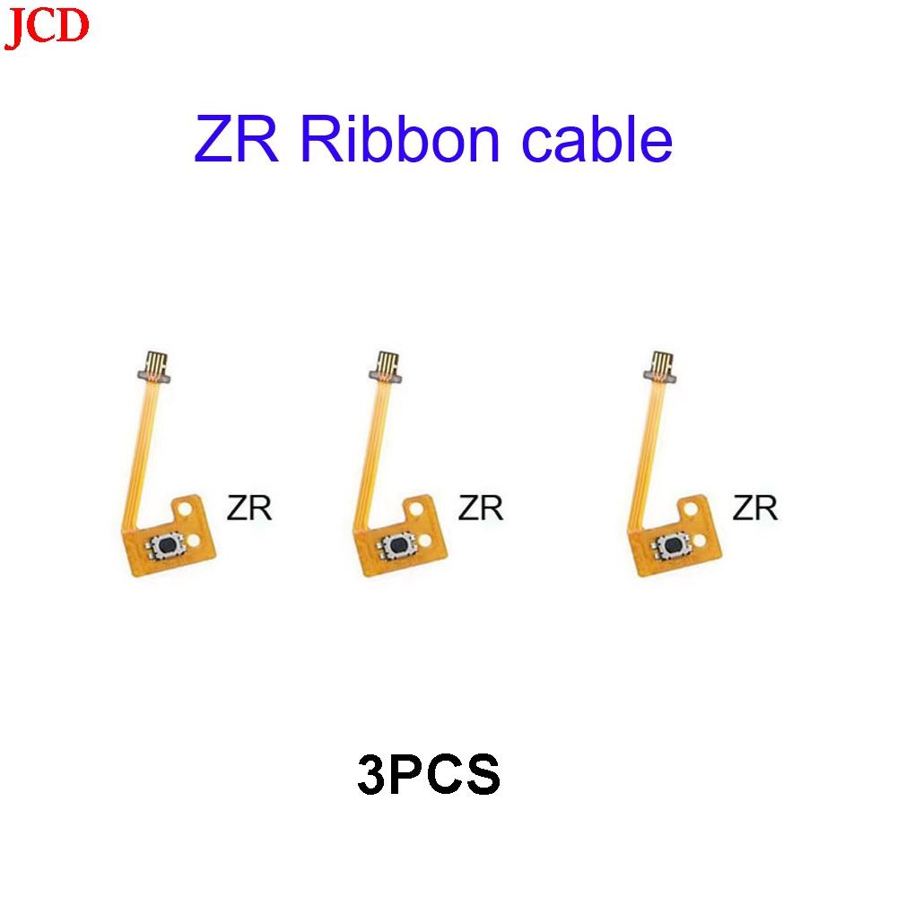 JCD 1pcs Replacement For Switch JoyCon ZR ZL L SL SR Button Key Ribbon Flex Cable For NS Repair Cable