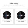 -Car Multimedia Knob Button Cover Sticker For BMW 5 Series G30 G32 6GT G20 F10 F30 G01 G02 G05 G06 G07 G11 F15 3GT X3 X4 X5 X7