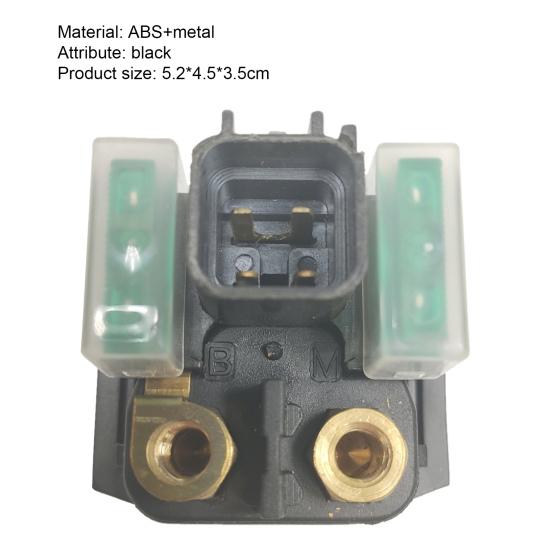 Starter Solenoid Relay High Performance Rust-proof Black Motorbike Starter Relay Switch