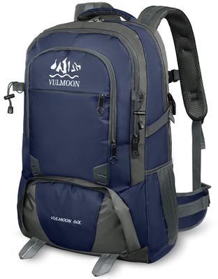 Mochila casual de escalada de grande capacidade 60L à prova d'água, leve, para prevenção de desastres, mochila para atividades ao ar livre, elegante, para viagens de negócios e deslocamento diário