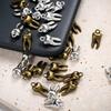 20 Stück/Los Metallzahn Anhänger Antike Schlüsselanhänger Charms Für Halskette Armband DIY Schmuck Ohrring Herstellung Anhänger Zubehör