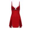 Women's Satin Lace Padded Sleep Dress Lounge Wear Set