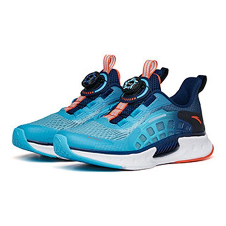 Anta Kids Wind Chaser 4.0 Anti-Slip Shock Absorbing Durable Low-Top Running Shoes Kids sneaker Blue 312225516-9