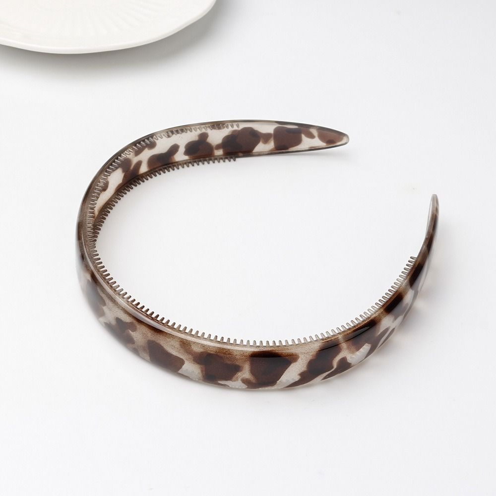 Tortoiseshell Women Headband Non-slip Teeth Hair Accessories Fashion Hairband  Women's Accessories