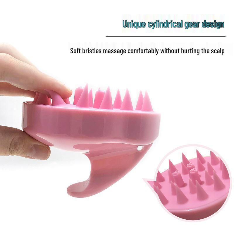 Smooth Silicone Anti-itch Scalp Massager Hair Therapy Shampoo Brush