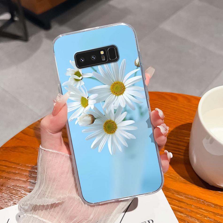 For Samsung Galaxy Note 8 9 20 Phone Cases Creative Soft TPU Silicone Clear Anti Drop Back Cover For Samsung Note8 Note9 Note20