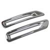 For Nissan Leaf ZE1 2017 2018  Car Rear Tail Fog Light Cover Frame Trim Fog Lamp Accessories 2PCS
