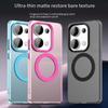 Magsafe Matte Phone Case For Xiaomi Poco M6 Pro 4G M6 Plus 5GProtective Case Magnetic Wireless Charging Shockproof Back Cover