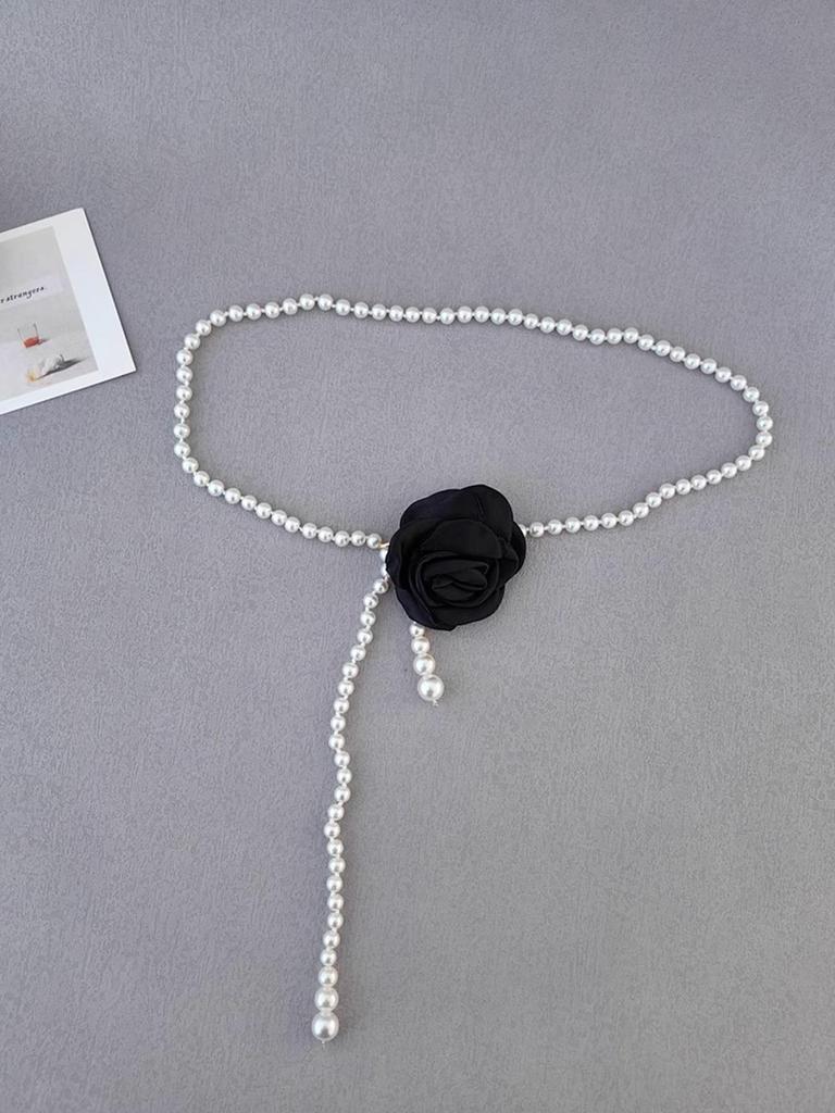 Kamelienblumen-Hüftketten-Gürtel für Damen - Elegantes Accessoire für Kleider & Jeans