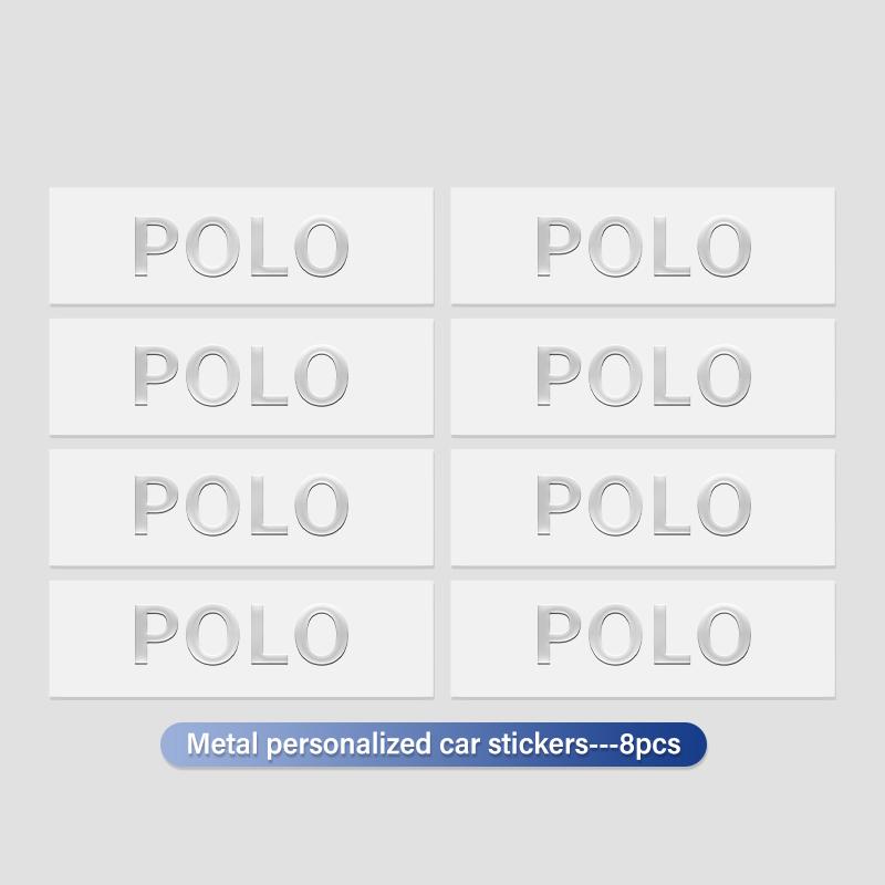 Car Badges Metal Stickers Interior Styling Decoration Sticker For Volkswagen VW Golf Jetta Passat mk4 mk5 mk6 CC B5 B6 B7 Golf 4
