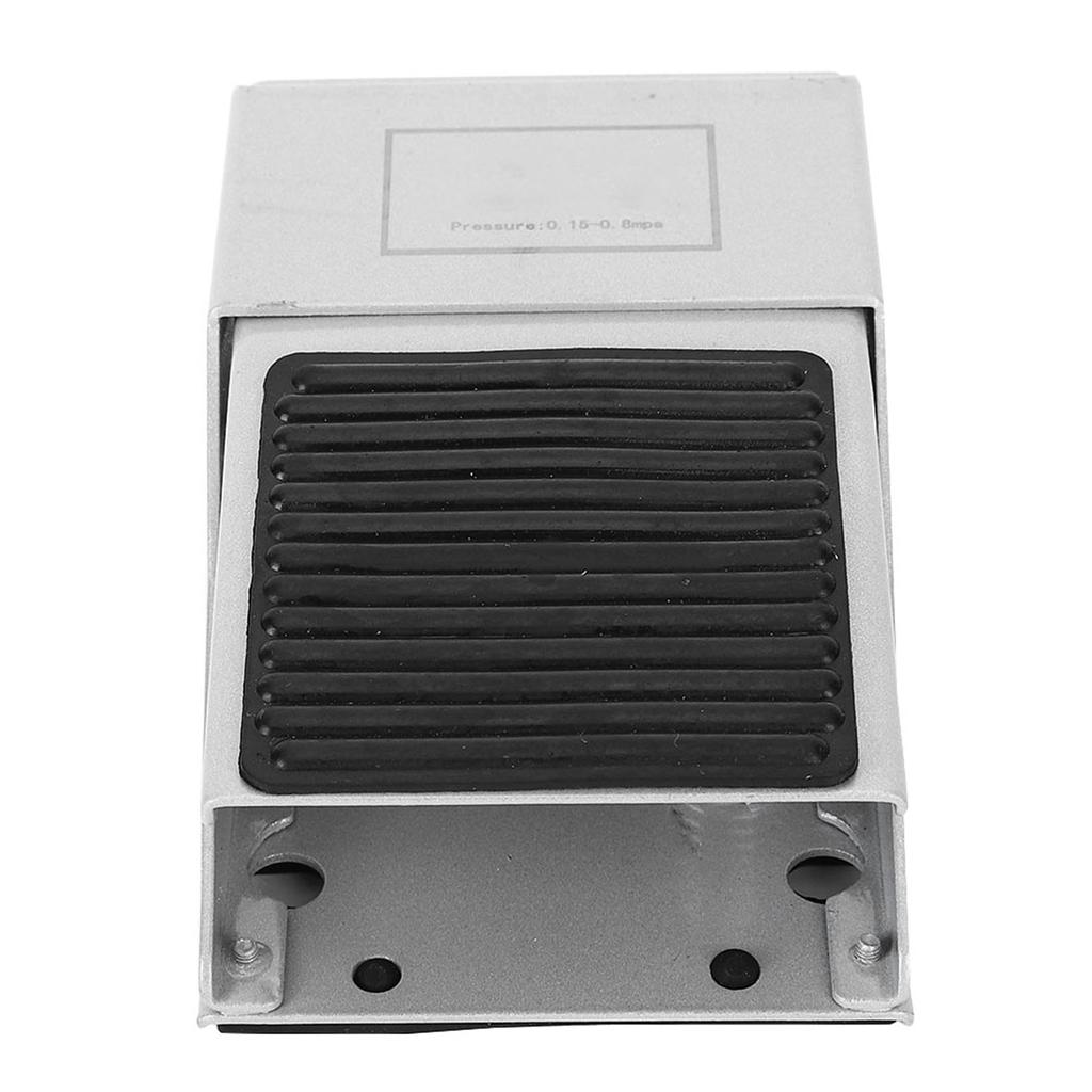 1Celsius4 Pneumatic Foot Pedal Valve, 3 Way 2 Position Threaded Nonslip Pressure Control Foot