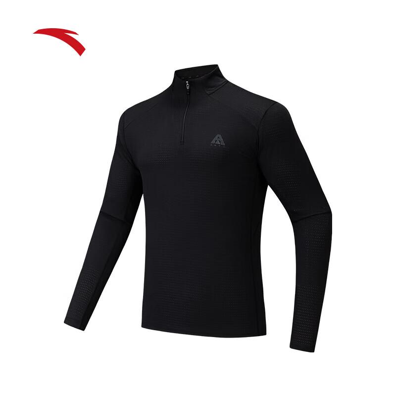 Anta Lin Xiaojun Quick-Dry Half-Zip Long-Sleeve Running T-Shirt