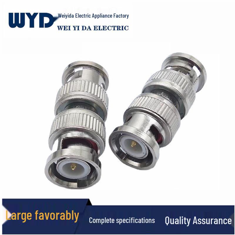 BNC Male To Male Straight Through Connector Adapter