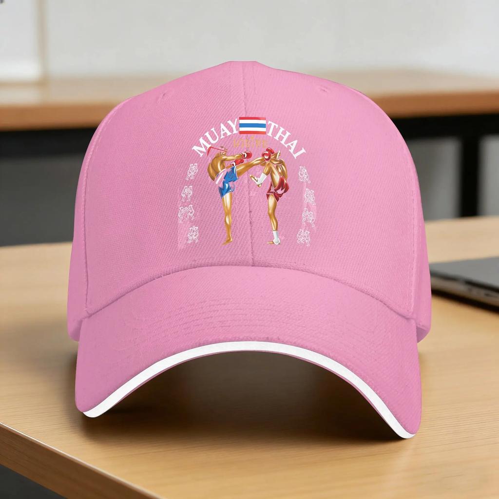 Muay Thai Training Gym Sun Baseball Cap Spring UnisexTeens Design Hip Hop Hats Adjustable Casual Tennis Skate Snapback Cap