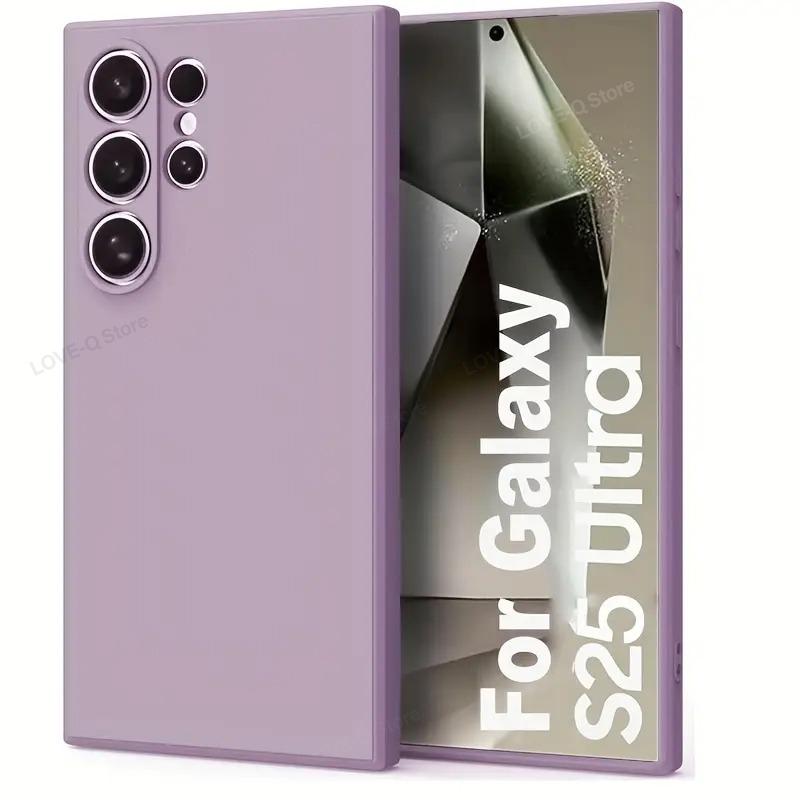 For S25 Ultra Plus Case Silicone Phone Case For Samsung Galaxy S25 S 25 Ultra Plus S25Ultra Cases Camera Protective Cover