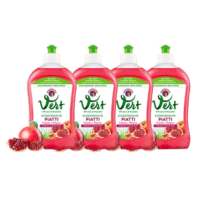 CHANTE CLAIR Concentrated Pomegranate Dishwashing Liquid 500ml x 4