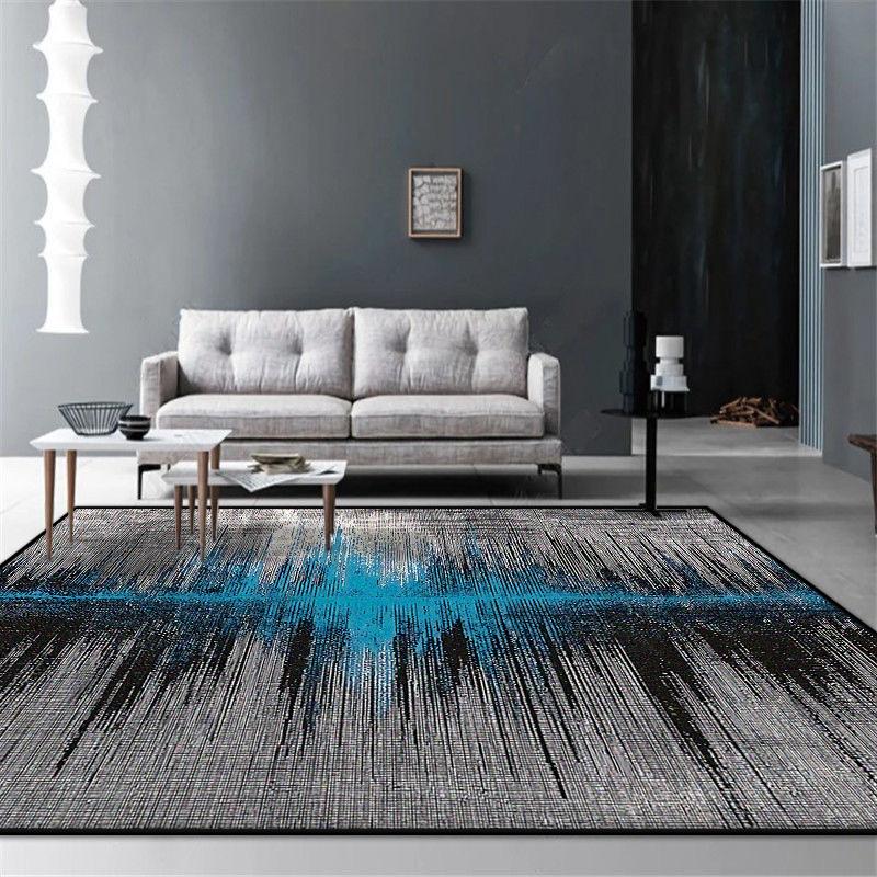 Nordic Abstract Livng Room Carpet Home Decoration Rug Bedroom Decor Area Rugs Washable Non-slip Office Lounge Floor Mat Washable