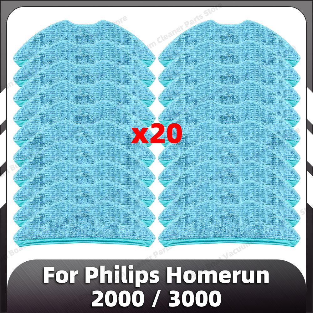 Kompatybilne dla Philips Homerun 2000 / 3000 Wymiana Szczotka Główna Boczna Filtr HEPA Nakładka Mopująca Części Zamienne Akcesoria