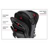 Herren USB-Lade Schulter Umhängetasche Rucksack Diebstahlschutz Wasserdicht Crossbody Taschen Reißverschluss Sport Gürteltaschen Aufbewahrung