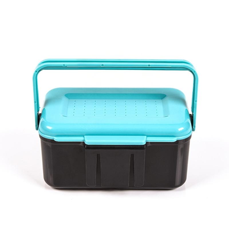 Compacts Live Baits Holder With Tight Lid High Capacity Fishing Baits Box During Fishing Trip and Easyly Cleaning