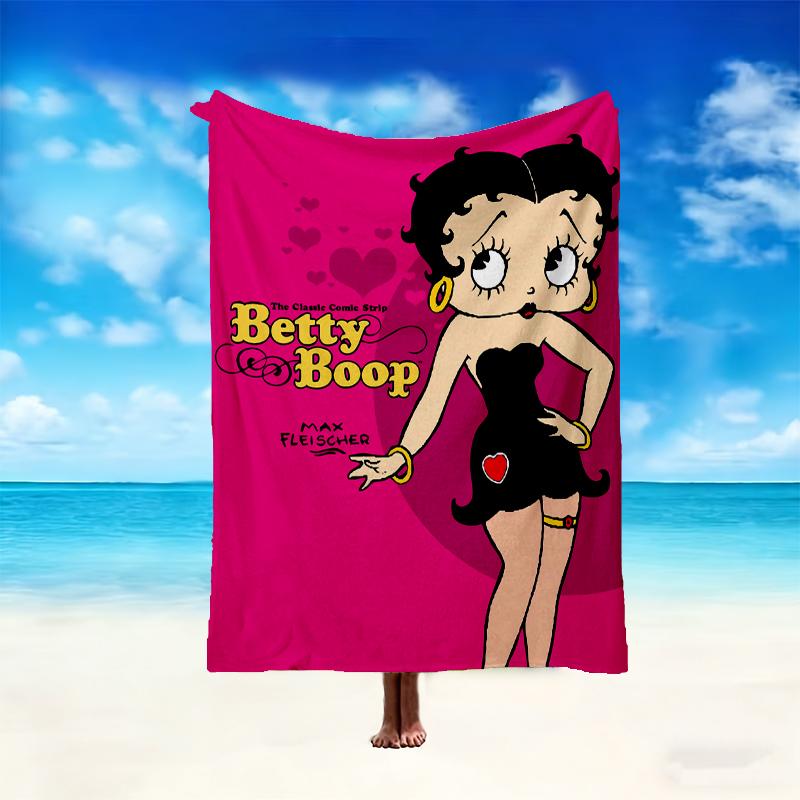 Soft Betty Boop Blanket Perfect for Snuggling Up On the Sofa, Ideal for Cozying Up In the Bedroom