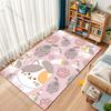 1FPC Cartoon Kitten Print Carpet for Living Room Bedroom Sofa Creative Doormat Home Decor Area Rugged Non-slip Mat Girl Gift