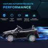 Children's electric car licensed Mercedes SLC 300 12V max speed 5 km/h sound and light effects remote control black