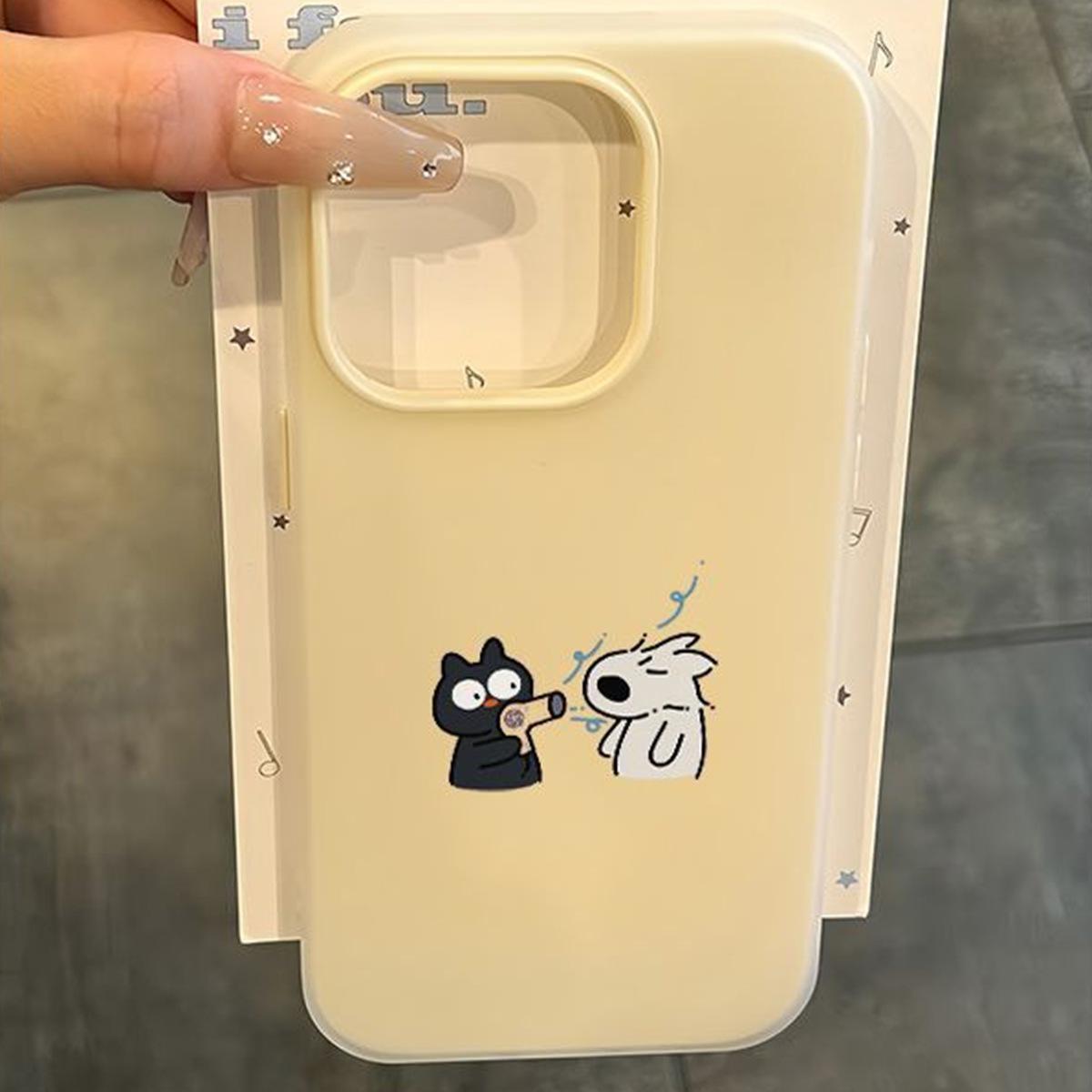 

Color Jelly 2-in-1 Phone Case for Apple 16promax Phone Protective Case for IPhone 14 Jelly Case For iPhone 17PROMAX