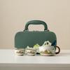 Shangqi Ru Kiln Portable Tea Set