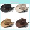 Tibetan Style Womens Casual Sun Hat With Big Brim And Suede Fabric For Spring And Summer