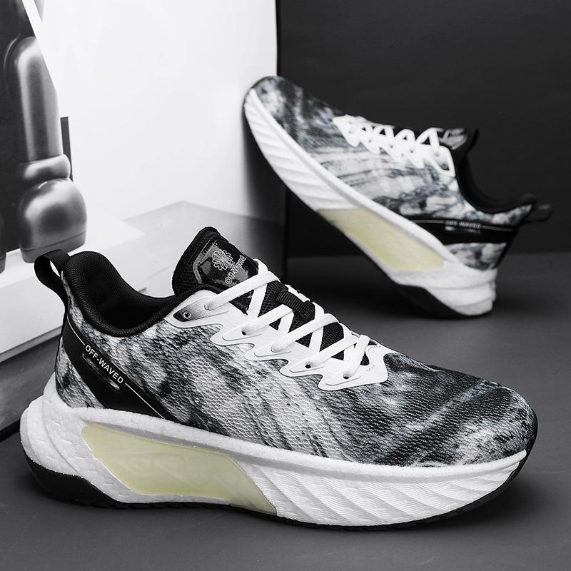 Mens Running Shoes New Fashion Mesh Sneakers Cushioning Fitness Training Outdoor Sports Cofmortable Tennis Shoes for Men