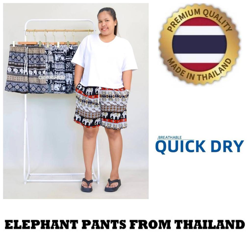 Słoniowe Spodnie Szorty Casual Regulowane Elastyczny Wysoki Pas Sznurek Pasek Duży Plus Size Kobiety Nadruk Streetwear Plaża Bohemian Retro Vintage Boho