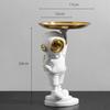 Astronaut Statue Tray INS Spaceman Sculptures Holder Dish Decor