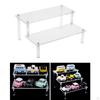 Acrylic Display Rack, Tiered Holder Riser Tier Holder, for Desktop