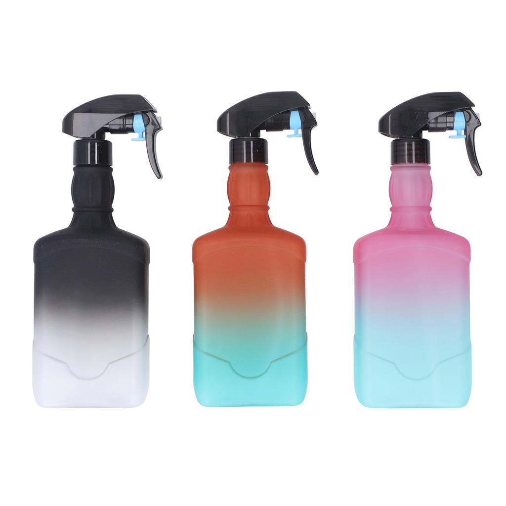 3pcs Spray Bottle Refillable Empty Adjustable Mist Water Spray Bottle for Home Hair Salon Barber Shop